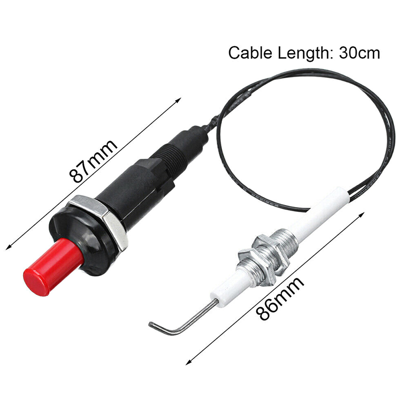 Camping Cooking Device - ปุ่มกด Piezo Ignitor พร้อมสาย Spark IGNITION