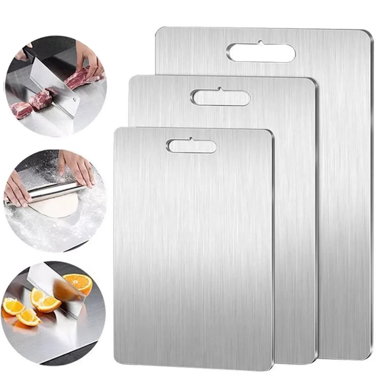 Camp Cutting Board - เขียงเคลือบไทเทเนียม สองด้าน อุปกรณ์ครัว ขนาดพกพา S /
