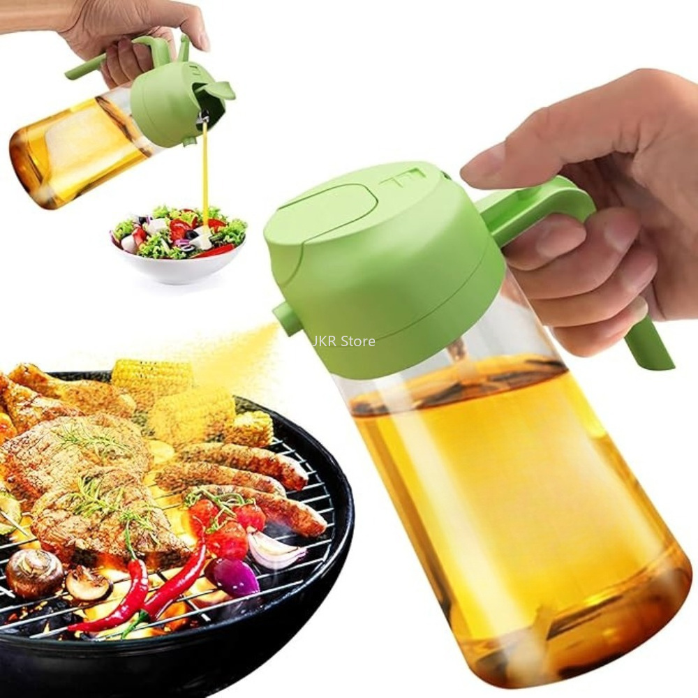 Camping With Cooking - ขวดสเปรย์น้ำมันมะกอก 2 in 1 ขนาดใหญ่ สำหรับทำอาหาร