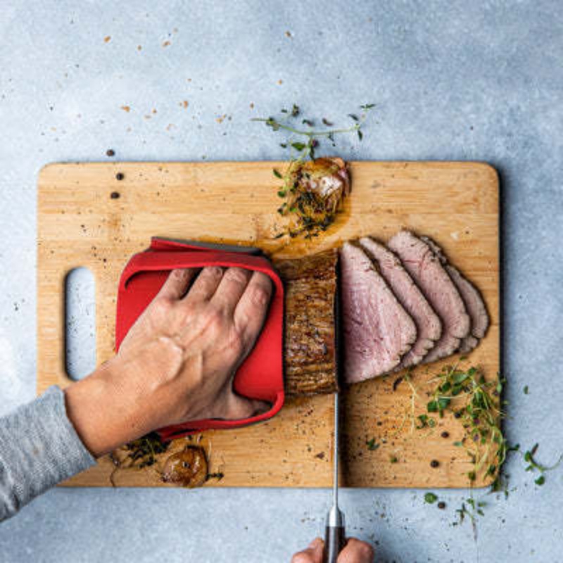 Camping With Cooking - ถุงมือซิลิโคนสำหรับใช้ในบ้าน ทนความร้อน กันลื่น ใช้จับหม้อได้หลากหลาย ถุงมือครัวสำหรับทำอาหาร แคมป์ปิ้งกลางแจ้ง