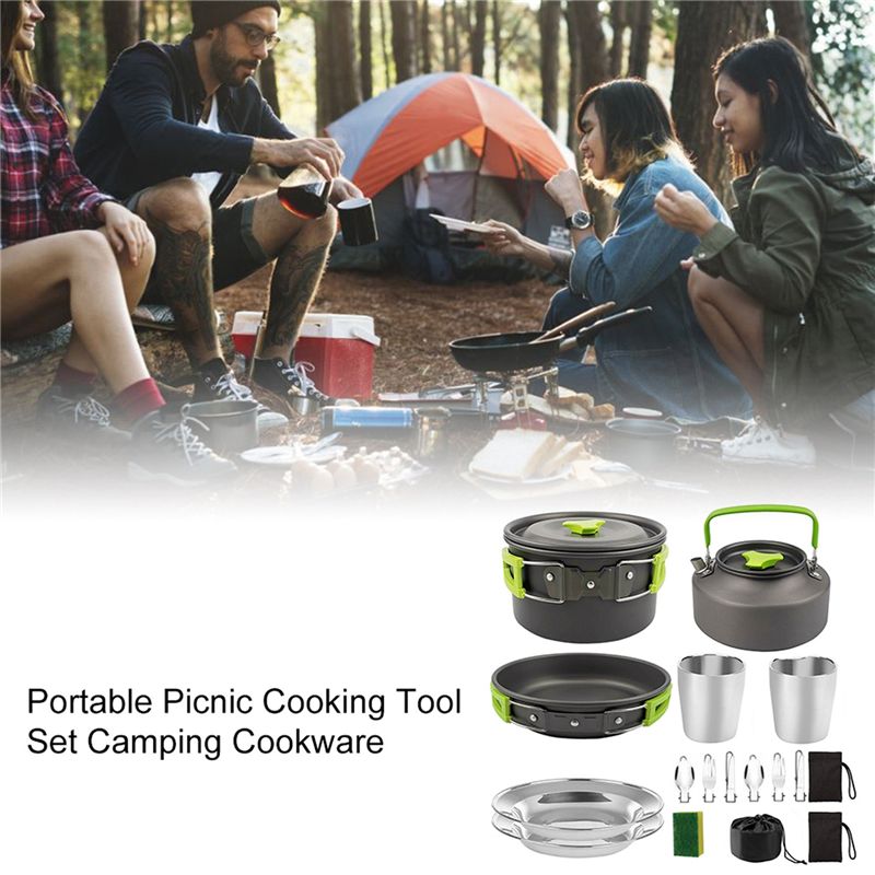 【ผู้ซื้อ】ชุดเครื่องครัวสำหรับต - Camping Cooking Set บทวิจารณ์และราคา