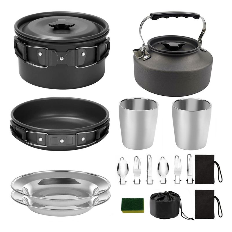 【ผู้ซื้อ】ชุดเครื่องครัวสำหรับต - Camping Cooking Set บทวิจารณ์และราคา