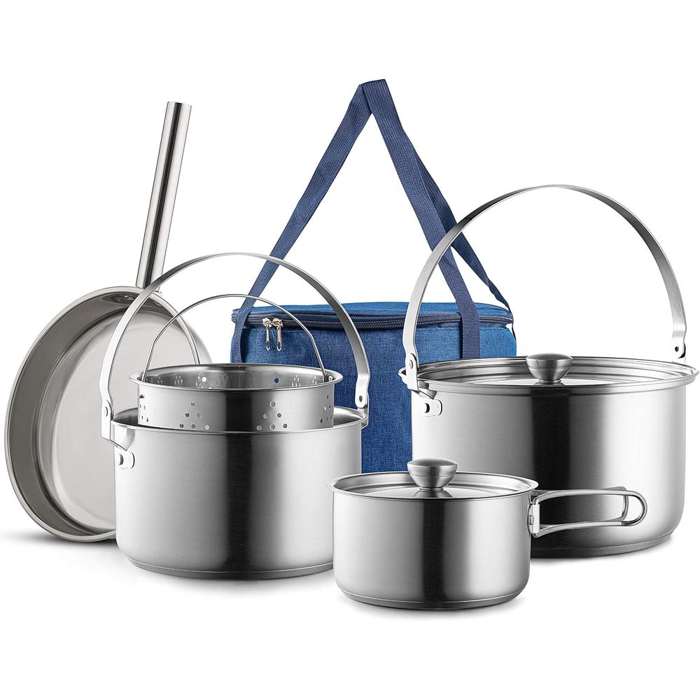 ชุดเครื่องครัวสำหรับตั้งแคมป์  - Camping Cooking Open Fire บทวิจารณ์และราคา