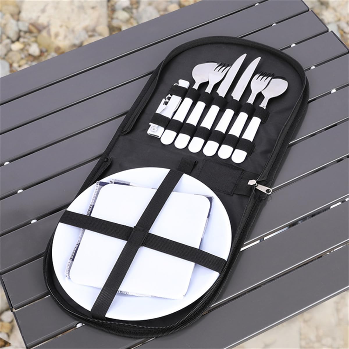 กระเป๋าจัดระเบียบอุปกรณ์ทำครัว - Camping Cooking Utensil Holder บทวิจารณ์และราคา