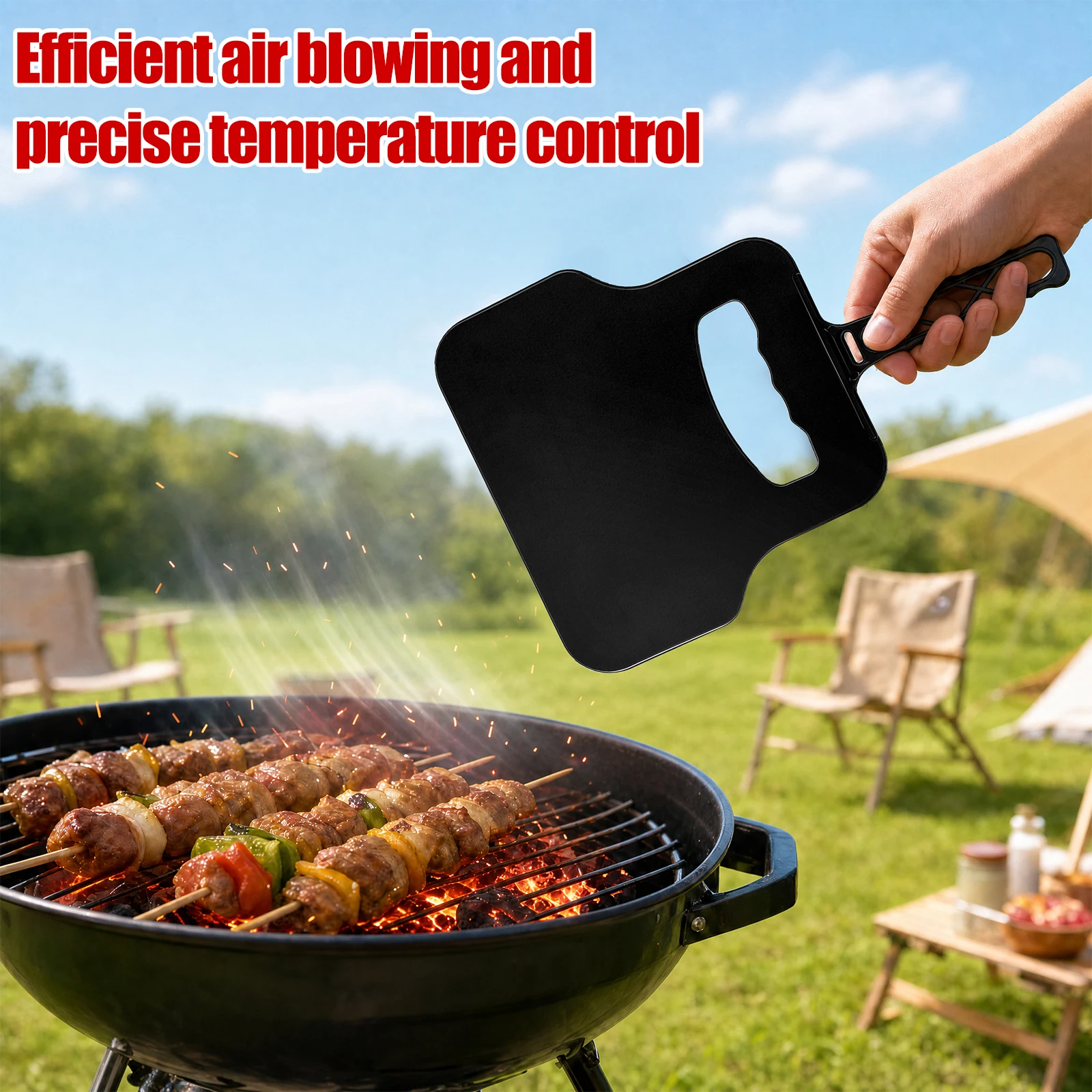 พัดลมมือหมุนพลาสติกแบบพกพา เคร - Camping Cooking Device บทวิจารณ์และราคา