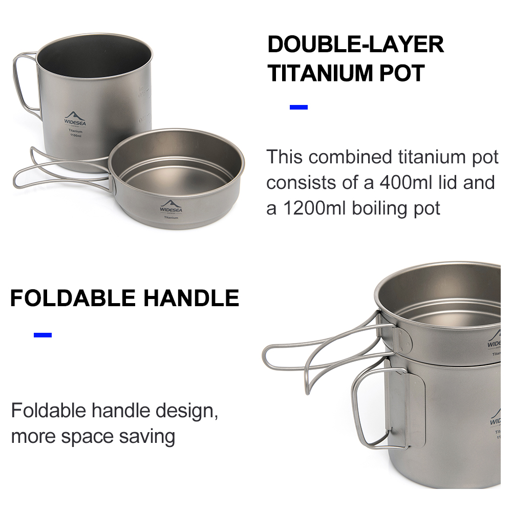 หม้อตั้งแคมป์ไทเทเนียม Ultrali - Camping Cooking Books บทวิจารณ์และราคา