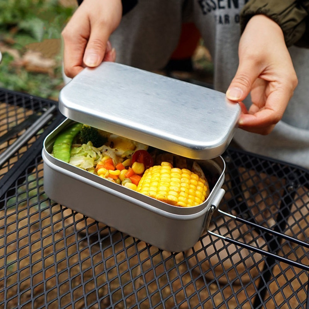 ชุดอุปกรณ์บนโต๊ะอาหารน้ำหนักเบ - Camping Cooking Set บทวิจารณ์และราคา