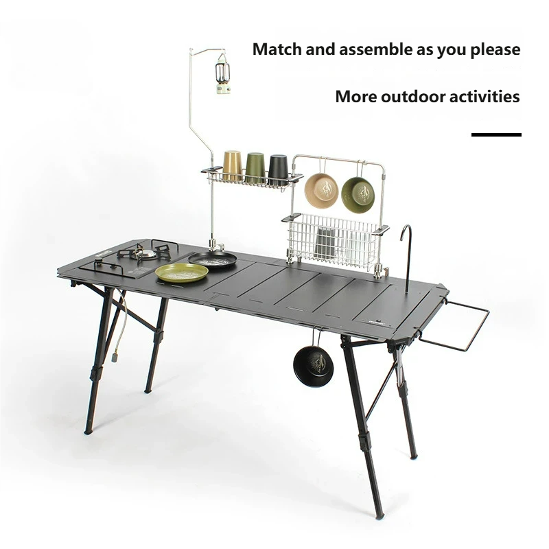 โต๊ะพับอลูมิเนียมอัลลอยแบบพกพา - Camping With Cooking บทวิจารณ์และราคา