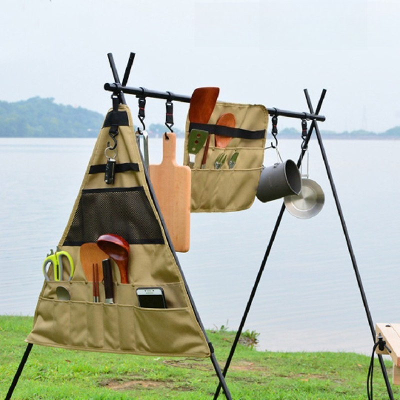 กระเป๋าเก็บอุปกรณ์ครัวสำหรับตั - Camping Cooking Utensil Holder บทวิจารณ์และราคา