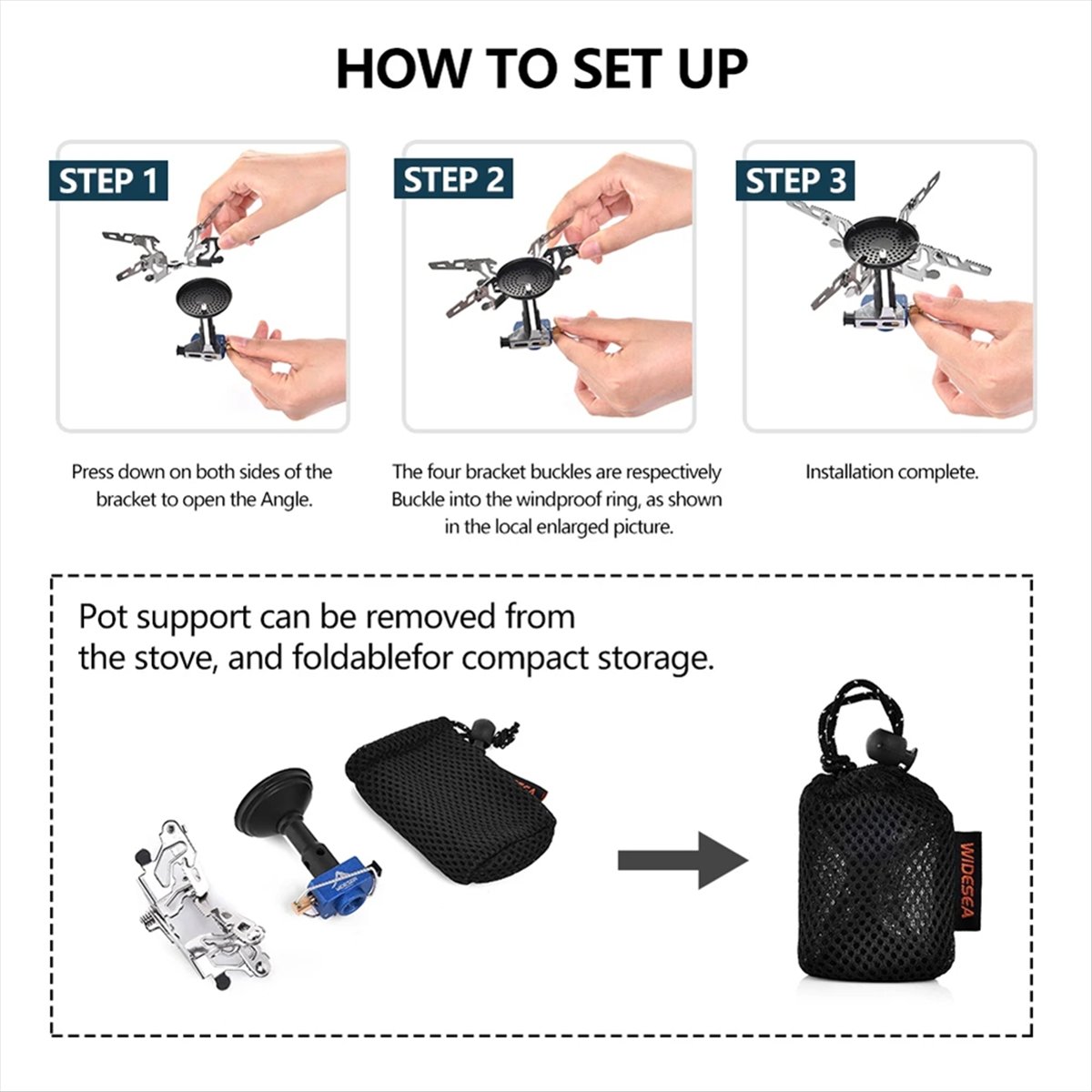 เตาแก๊สปิกนิกกลางแจ้ง ABJV 330 - Camping Cooking Device บทวิจารณ์และราคา