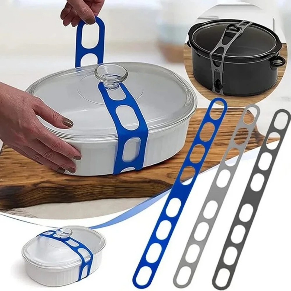 สายรัดซิลิโคนยืดหยุ่นสำหรับยึด - Camping Cooking Utensil Holder บทวิจารณ์และราคา