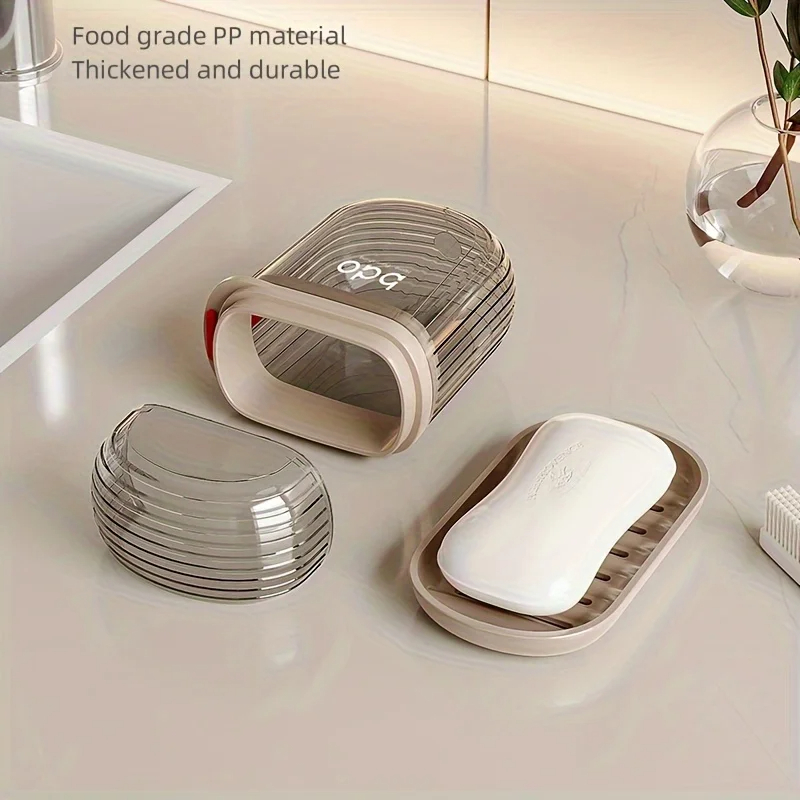 กล่องใส่สบู่แบบพกพากันรั่วสำหร - Camping Cooking Utensil Holder บทวิจารณ์และราคา