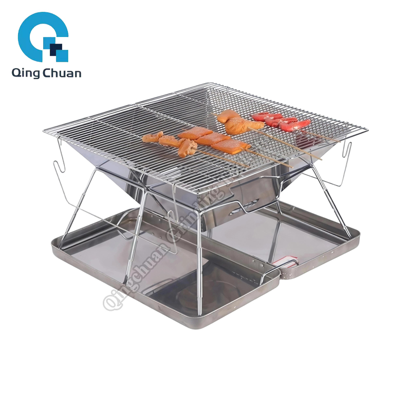 เตาปิ้งย่างแบบพับได้ สแตนเลส ใ - Camping With Cooking บทวิจารณ์และราคา