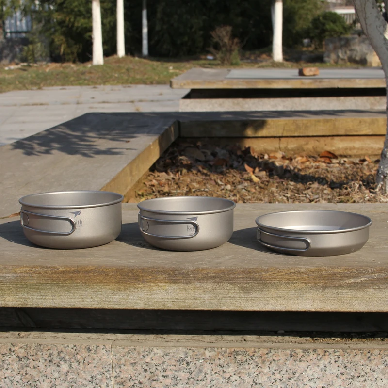 Keith 3PCS ไทเทเนียมเครื่องครั - Camping Cooking Set บทวิจารณ์และราคา