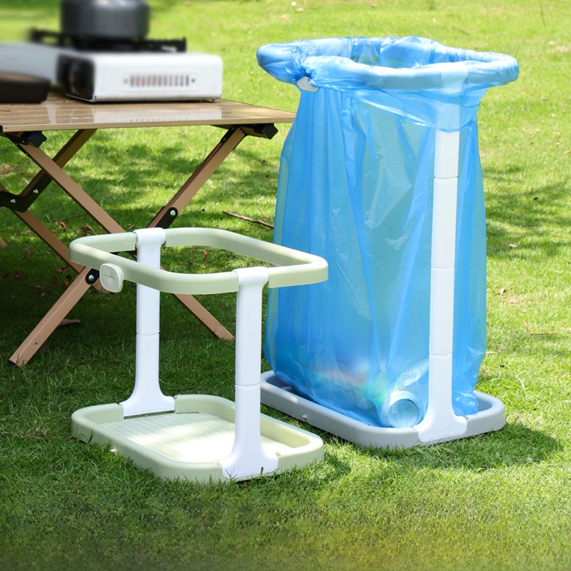 ขาตั้งถุงขยะพกพาสำหรับใช้งานกล - Camping Cooking Utensil Holder บทวิจารณ์และราคา
