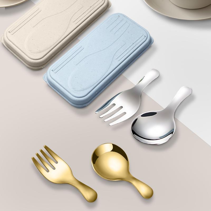 ชุดช้อนส้อมสแตนเลส 2 ชิ้น แบบพ - Camping Cooking Set บทวิจารณ์และราคา