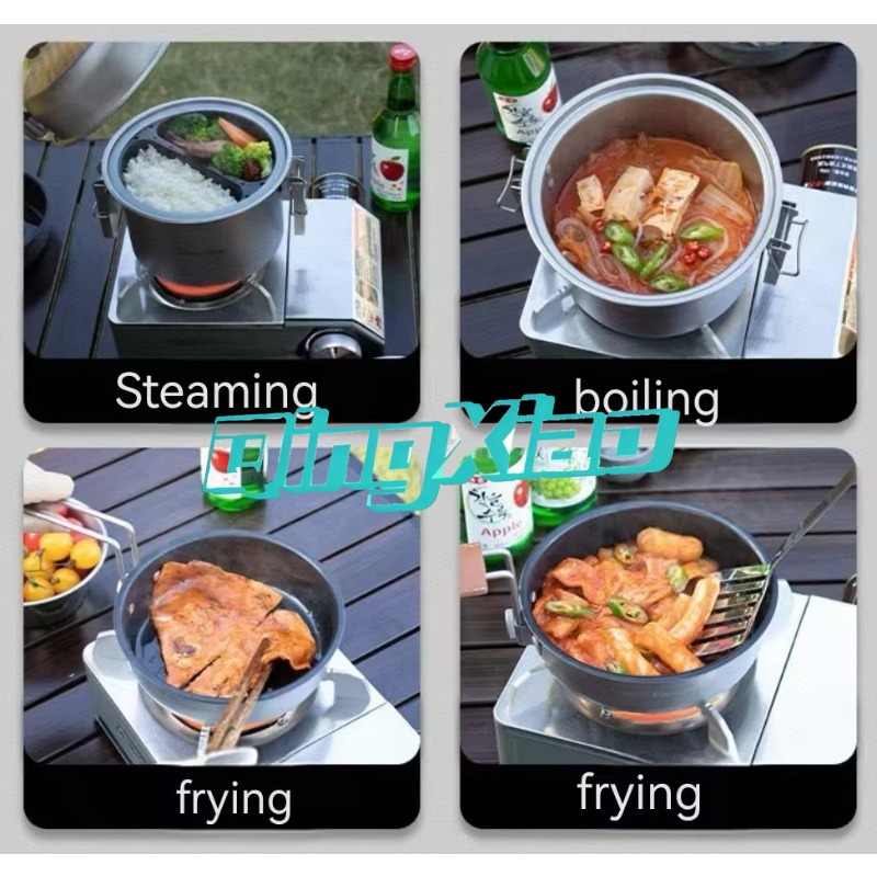 หม้อสแตนเลส 304 สำหรับแคมป์ปิ้ - Camping With Cooking บทวิจารณ์และราคา
