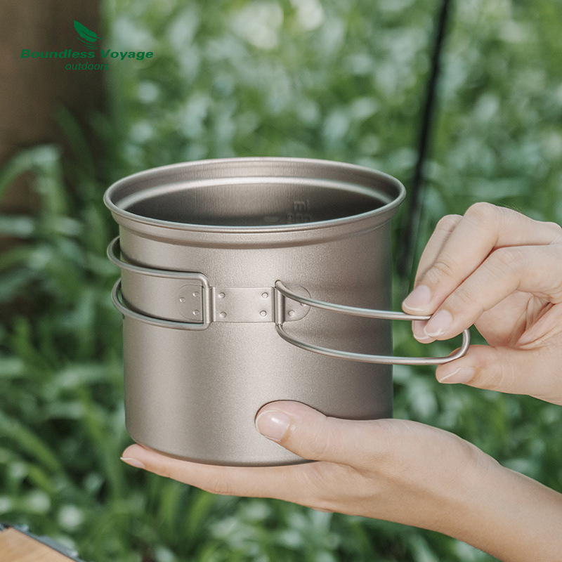 ชุดหม้อต้มและกระทะทอดไทเทเนียม - Camping Cooking Set บทวิจารณ์และราคา
