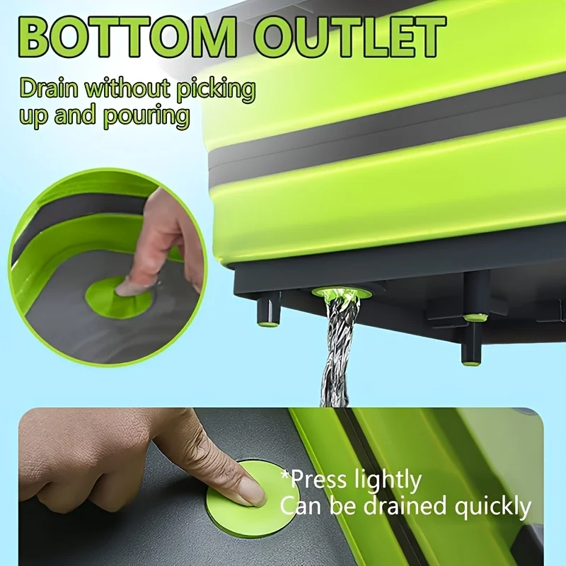 อ่างน้ำพับได้แบบพกพาพร้อมอ่างล - Camp Cutting Board บทวิจารณ์และราคา