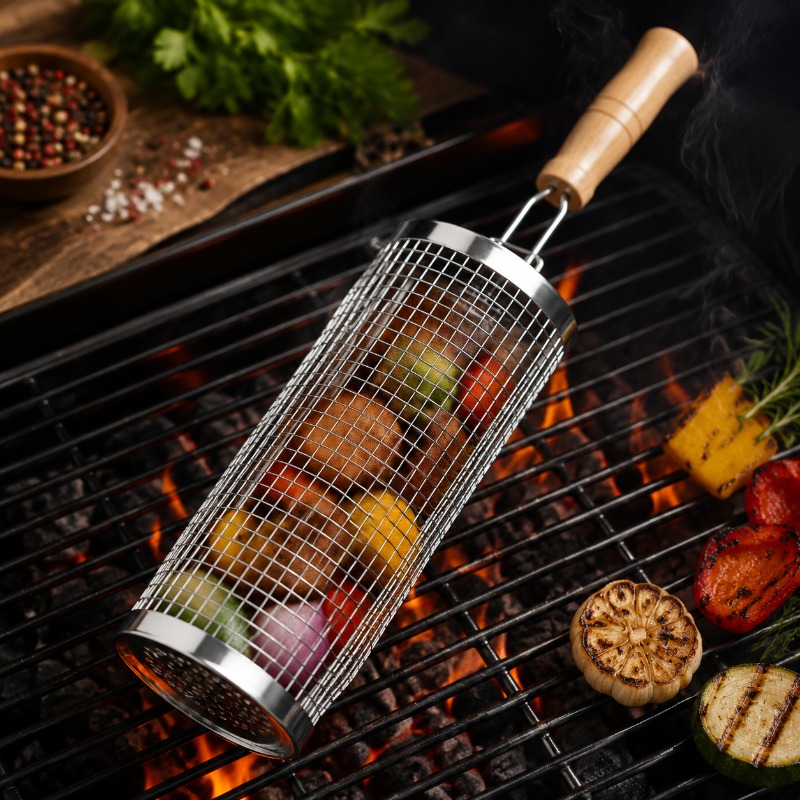 ชุดตะกร้าย่างบาร์บีคิวทรงกลม ส - Camping Cooking Device บทวิจารณ์และราคา