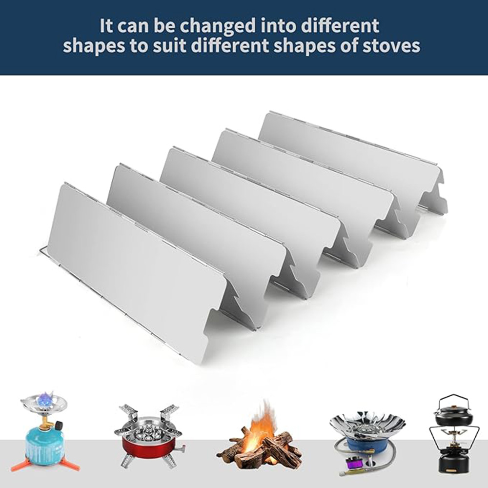 เต็นท์กันลมสำหรับเตาแก๊สพับได้ - Camping Cooking Set Lightweight บทวิจารณ์และราคา