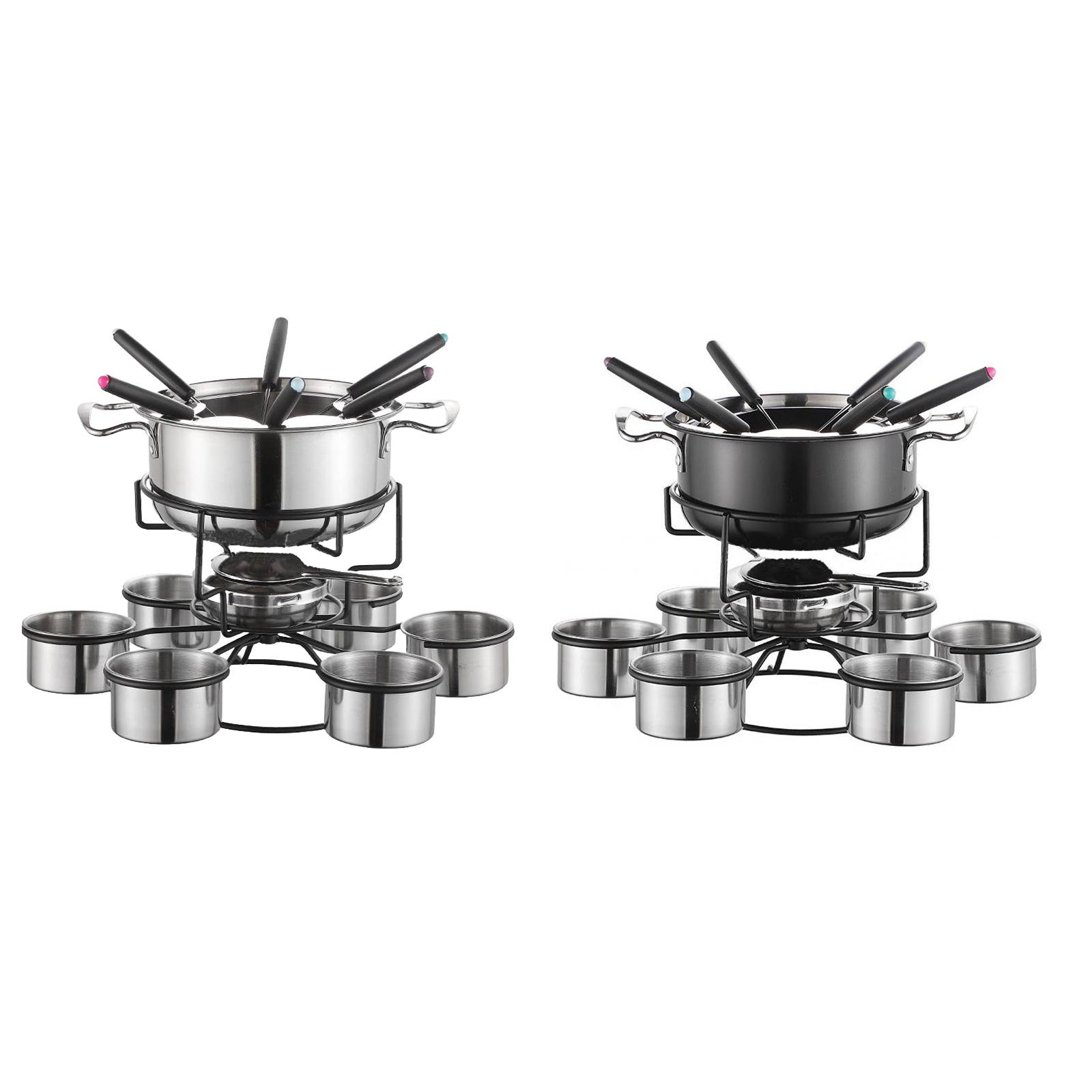 ชุดหม้อฟองดูพร้อมเตาปรุงอาหารแ - Camping Cooking Set บทวิจารณ์และราคา