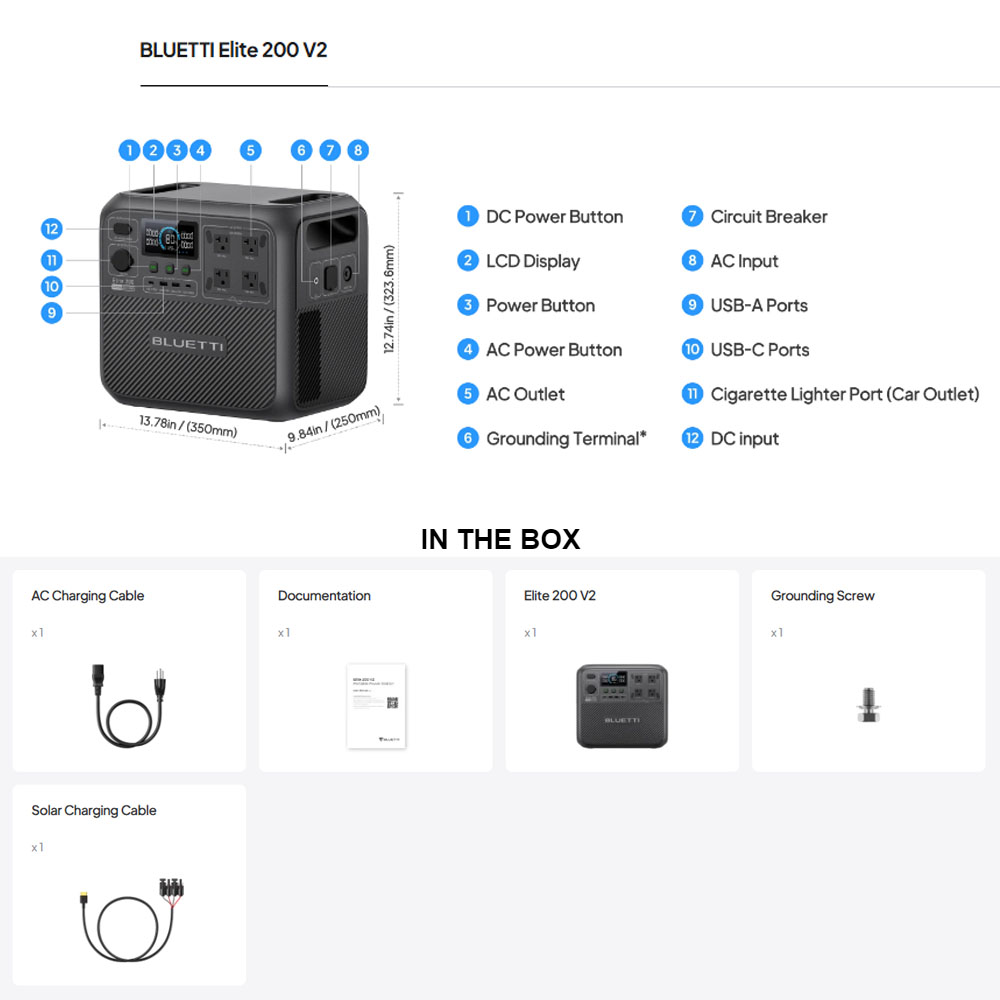 【รีนิว】BLUETTI Elite 200 V2 สถ - Camping Cooking Device บทวิจารณ์และราคา