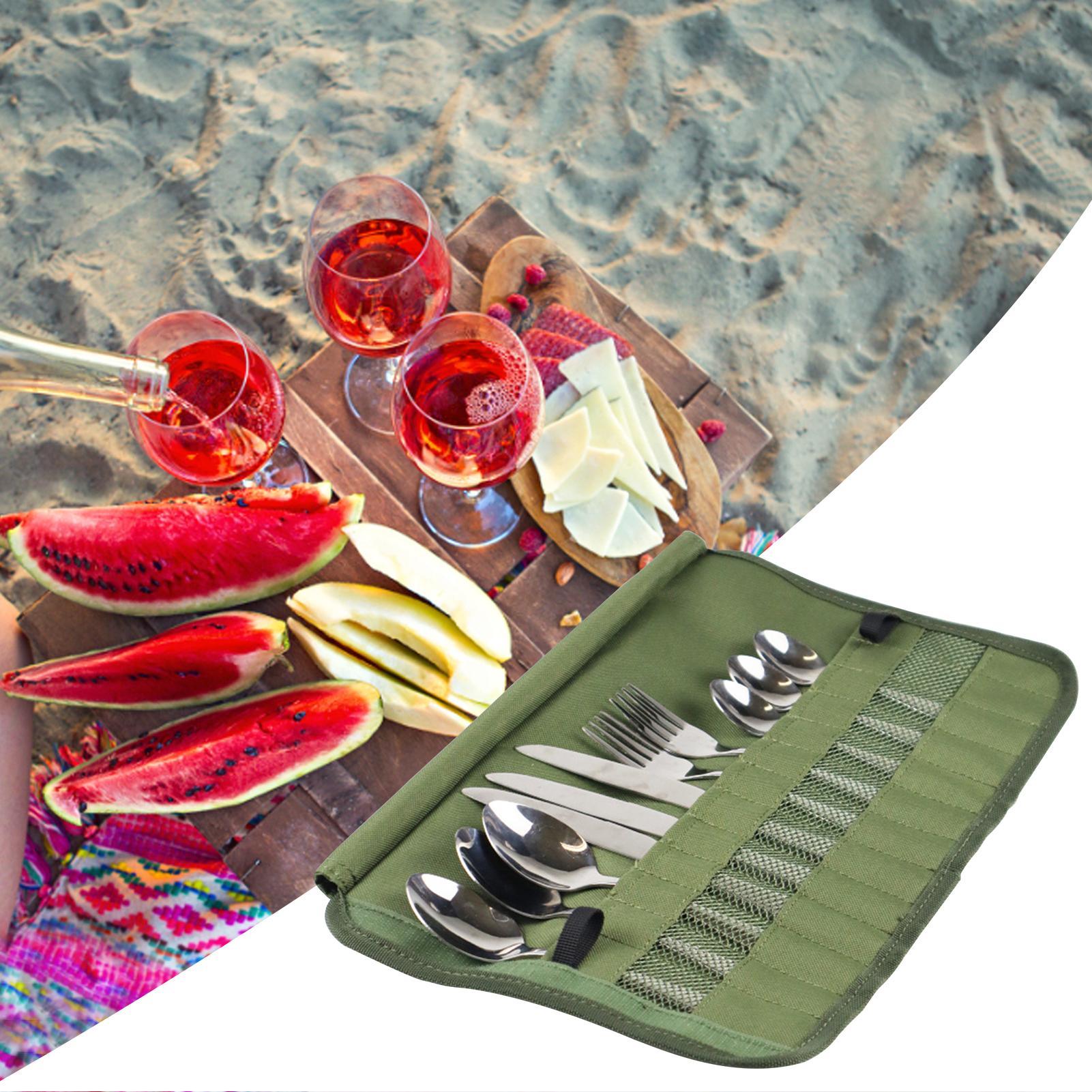 กระเป๋าใส่ชุดอุปกรณ์แคมป์ปิ้ง  - Camping Cooking Utensil Holder บทวิจารณ์และราคา