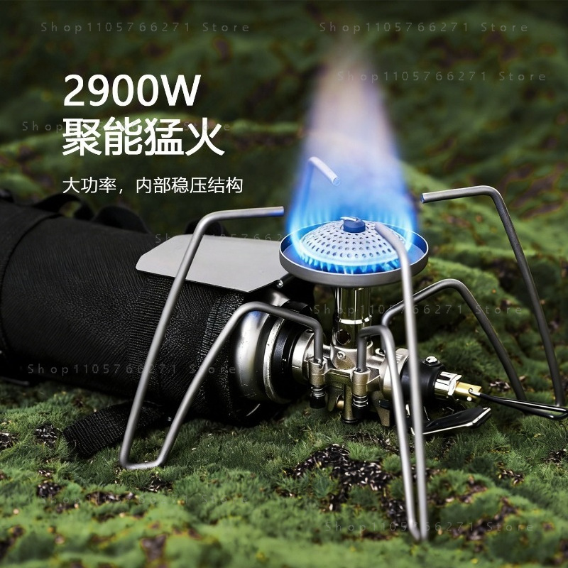 เตาแก๊สแบบพกพาพร้อมตัวปรับแรงด - Camping With Cooking บทวิจารณ์และราคา