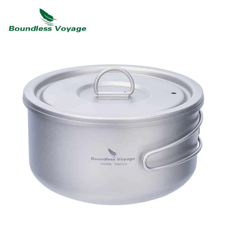 Boundless Voyage ไทเทเนียม Cam - Camping Cooking Set บทวิจารณ์และราคา