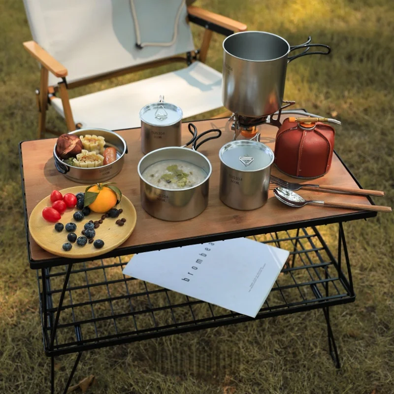 ชุดเครื่องครัวแคมป์ปิ้ง 5 ชิ้น - Camping Cooking Kits บทวิจารณ์และราคา