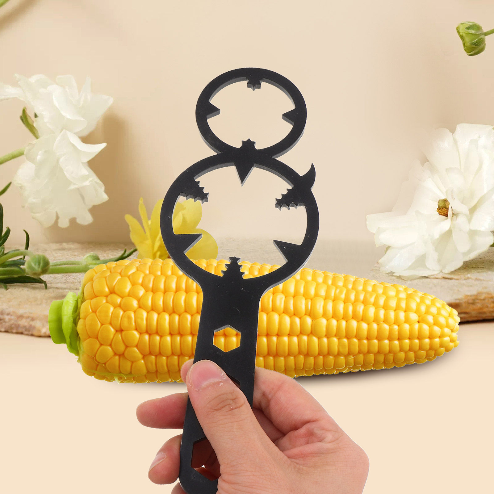 เครื่องปอกเปลือกข้าวโพดแบบมือถ - Camping With Cooking บทวิจารณ์และราคา