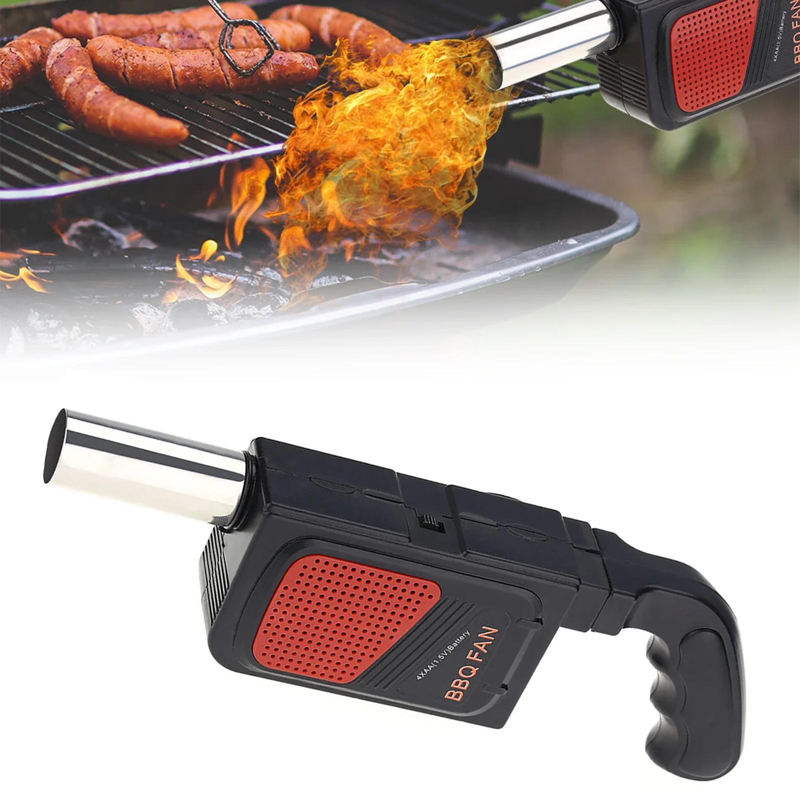 พัดลมไฟฟ้าแบบพกพาสำหรับบาร์บีค - Camping Cooking Device บทวิจารณ์และราคา