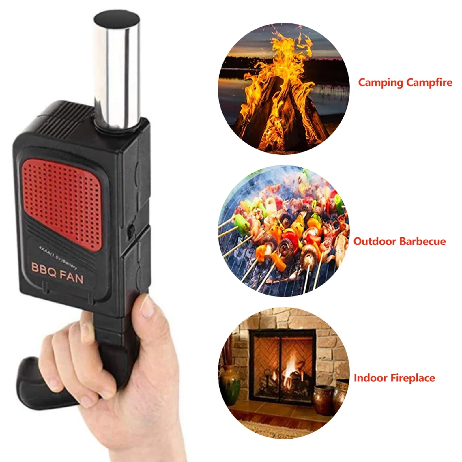 พัดลมไฟฟ้าแบบพกพาสำหรับบาร์บีค - Camping Cooking Device บทวิจารณ์และราคา