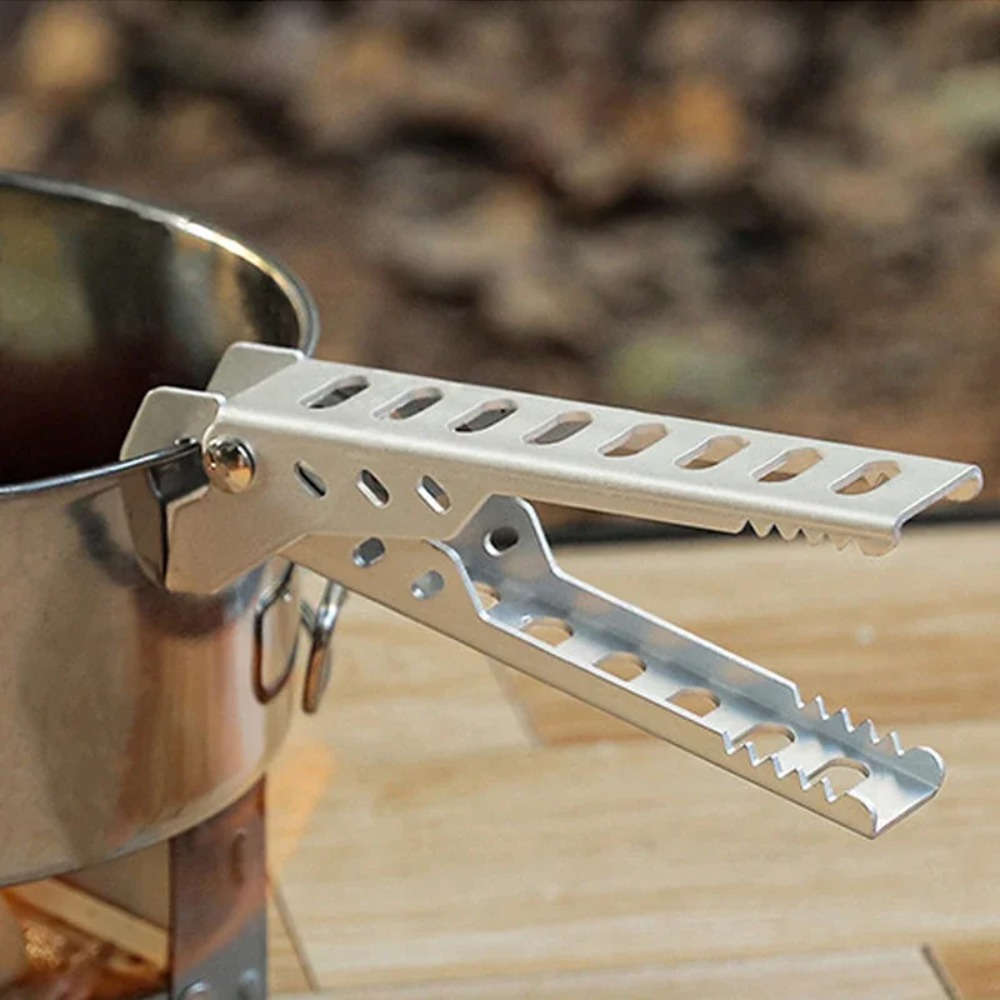 ที่หนีบหม้ออะลูมิเนียมกันความร - Camping Cooking Utensil Holder บทวิจารณ์และราคา