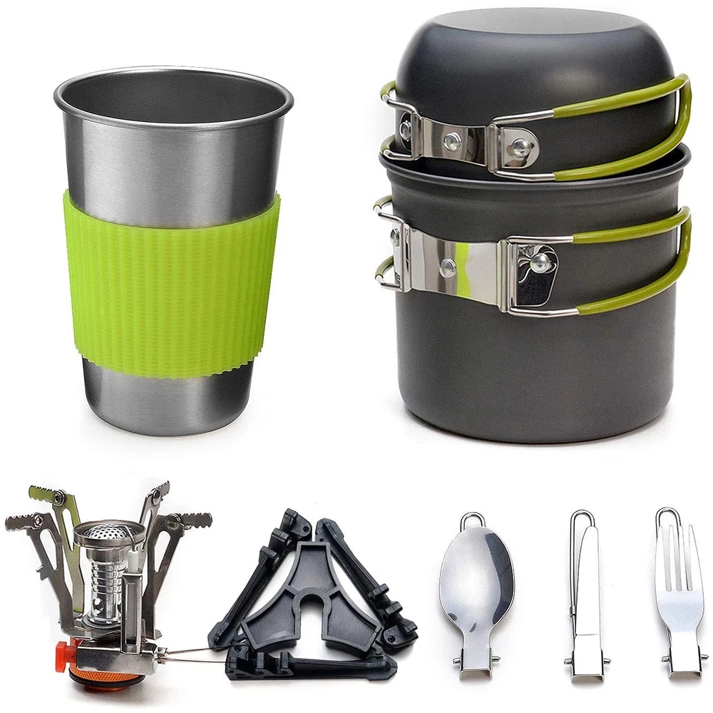 ชุดเครื่องครัวตั้งแคมป์พร้อมเต - Camping Cooking Kits บทวิจารณ์และราคา