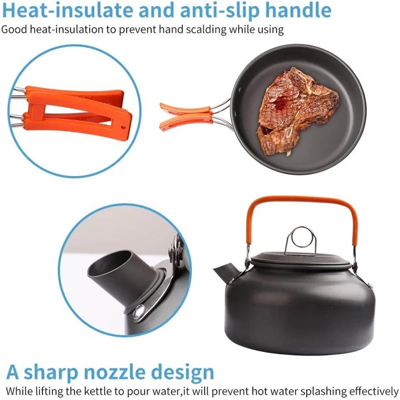 ชุดอุปกรณ์ทำอาหารสำหรับตั้งแคม - Camping Cooking Kits บทวิจารณ์และราคา